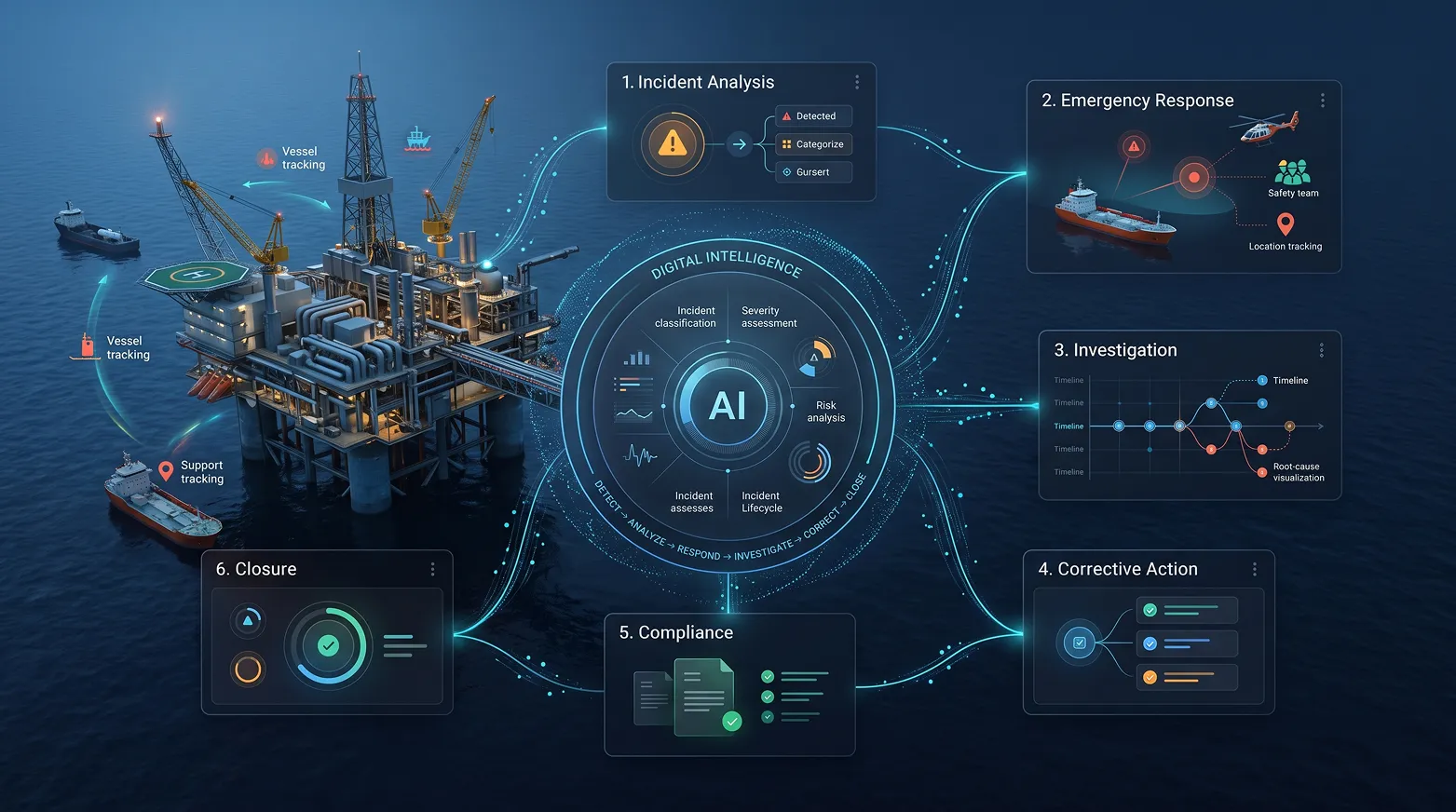 SafeOps AI incident management platform interface