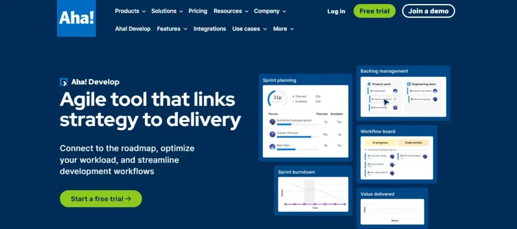 Aha Website Image