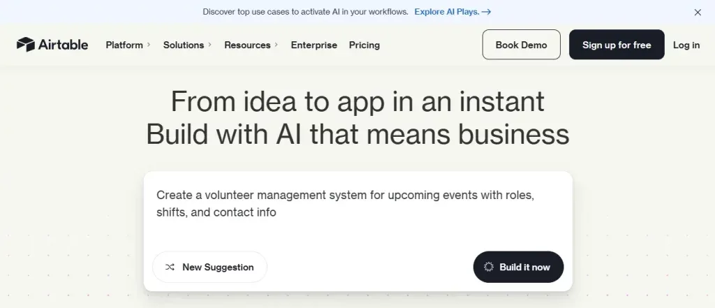 Airtable Website Image