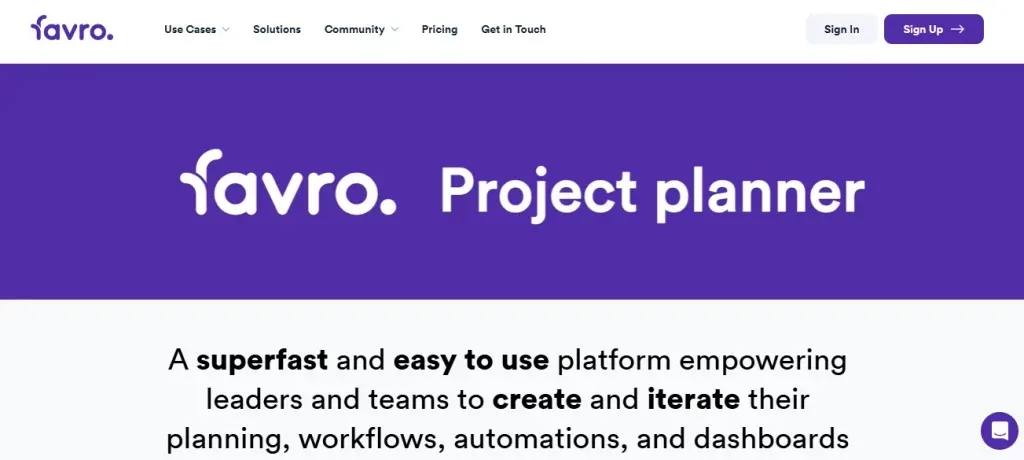 Favro Website Image