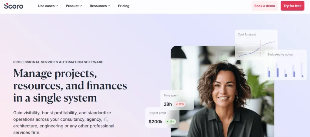 Scoro Website Image
