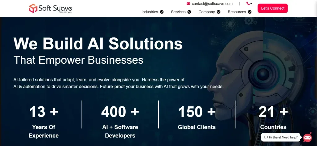 Soft Suave Technologies Website Image
