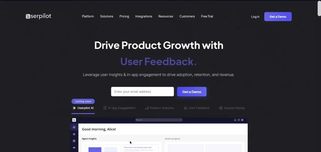 Userpilot Website Image