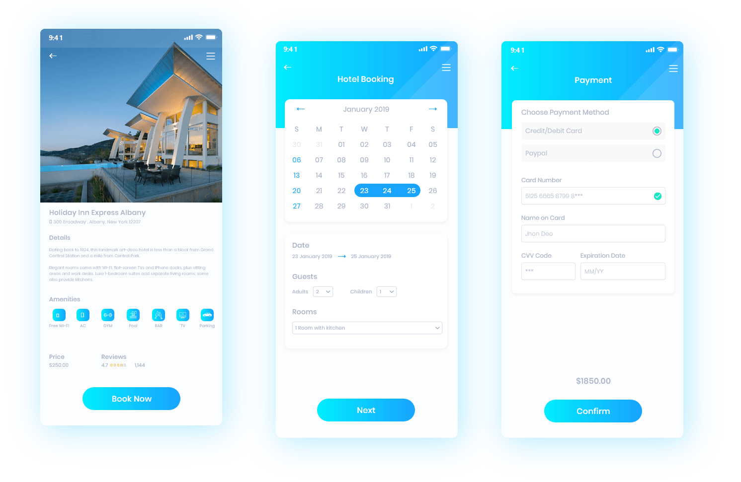 Hotel Booking App Development Process