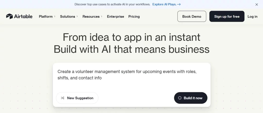 Airtable Website Image