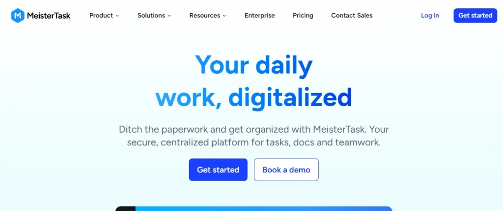 Meistertask Website Image