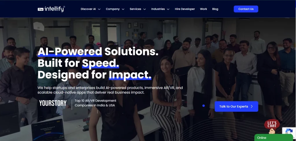 The Intellify Website Image