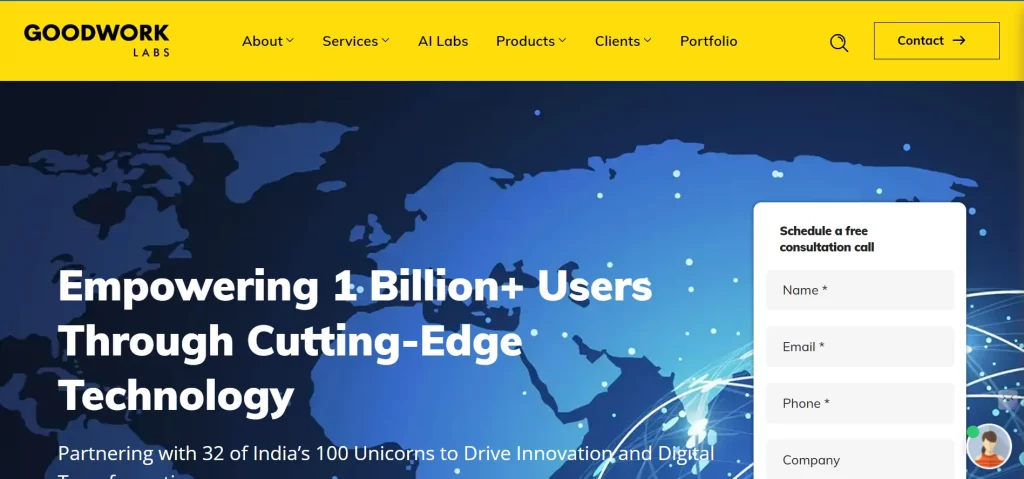 goodworklabs website image