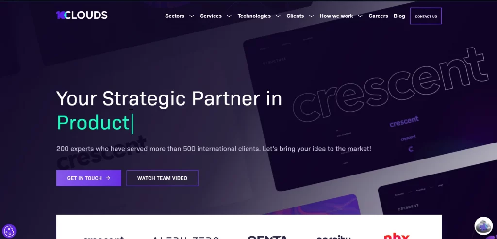 10clouds website Image