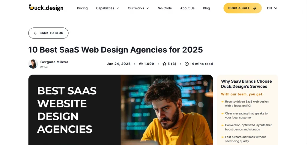 Duck Design Webiste Image