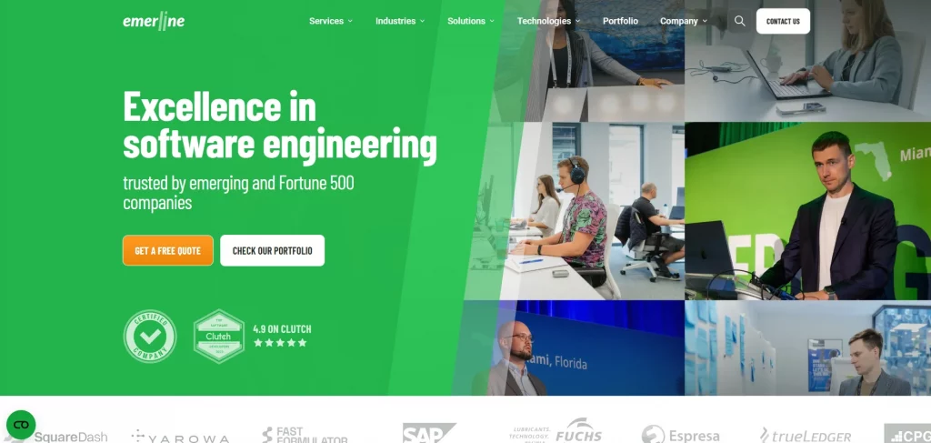 Emerline Website Image