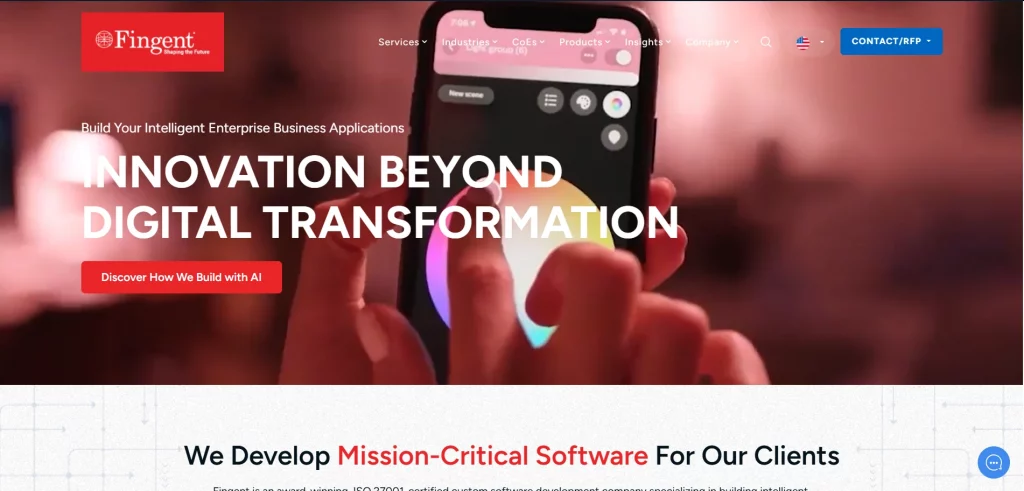 Fingent Website Image