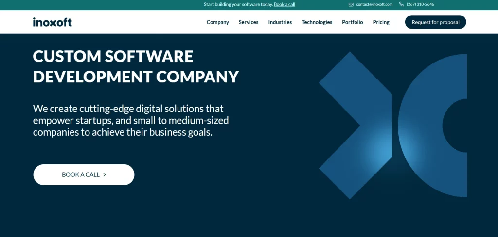 Inoxoft Website Image