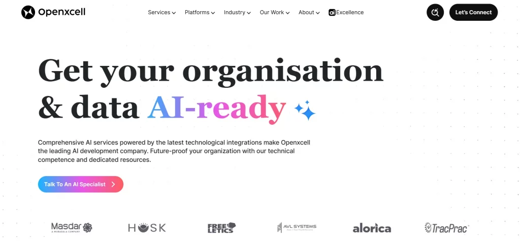 Openxcell Website Image