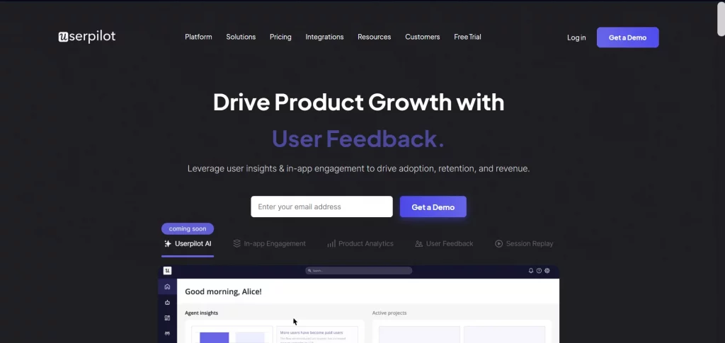 Userpilot Website Image