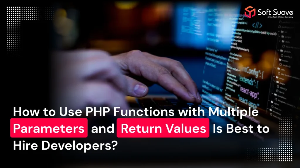 php function with multiple parameters and return values